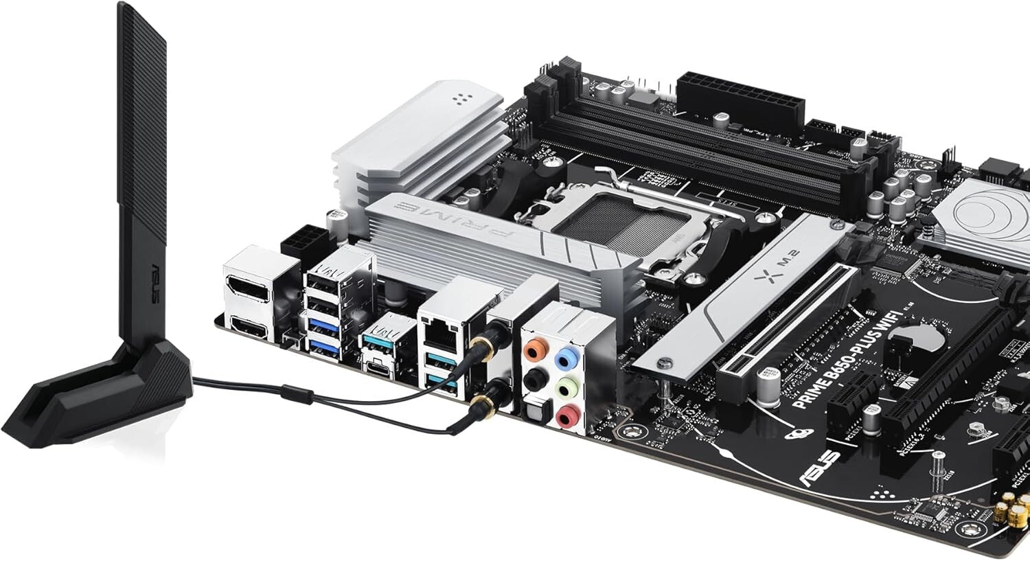 Efficient AMD B650 ATX Motherboard with BIOS FlashBack & OptiMem II Memory Tech