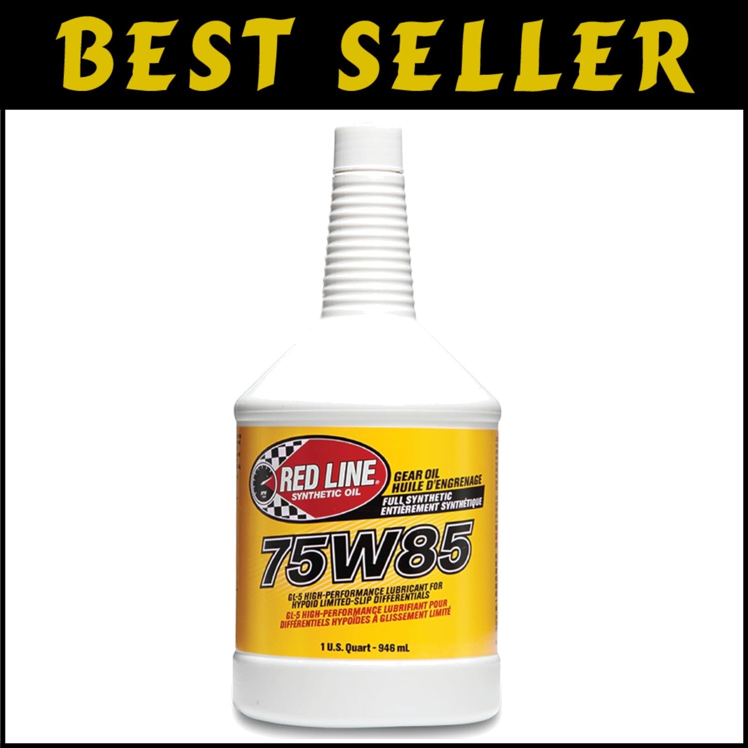 75W85 GL-5 Full Synthetic Gear Oil - 4 Quarts for Ultimate Drivetrain Protection