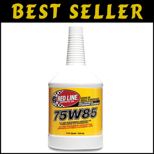 75W85 GL-5 Full Synthetic Gear Oil - 4 Quarts for Ultimate Drivetrain Protection