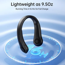 Load image into Gallery viewer, Rechargeable Portable Neck Fan with 5 Speed Comfort - Lightweight &amp; Stylish