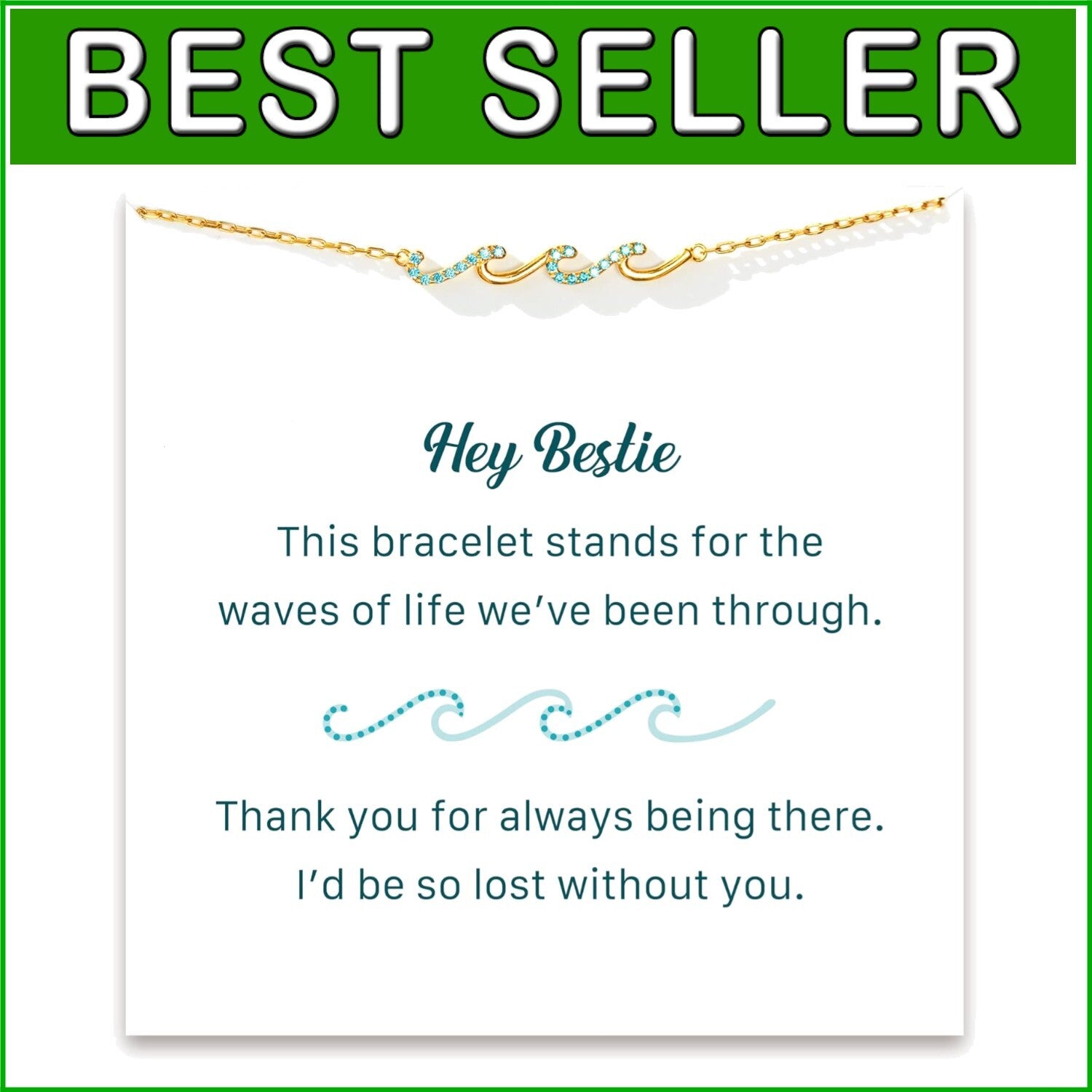 Elegant Friendship Bracelet for Best Friends - Sterling Silver & Gold Plated
