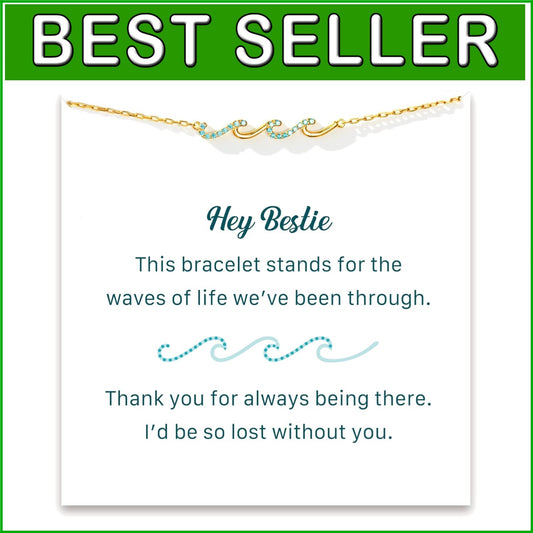 Elegant Friendship Bracelet for Best Friends - Sterling Silver & Gold Plated