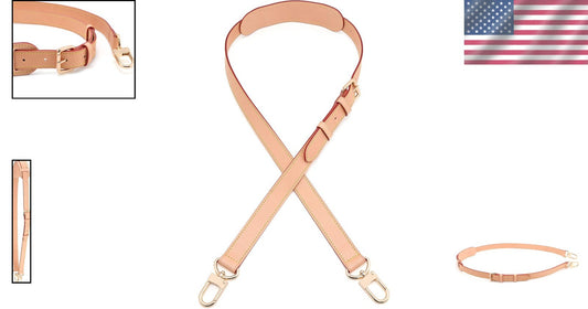 Patina Vachetta Leather Replacement Strap: Compatible with Keepall & Speedy Bags