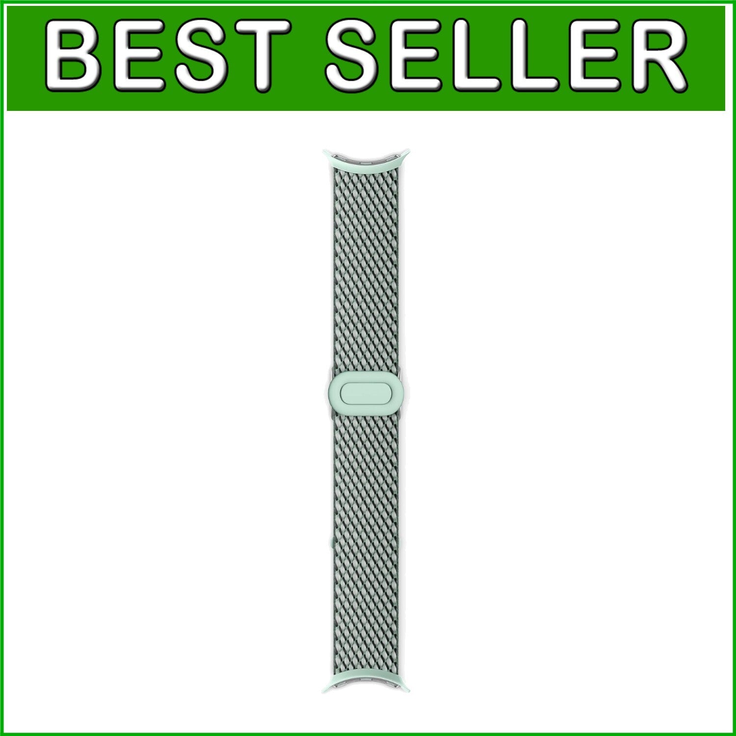 Breathable Sage Woven Band for Pixel Watch & Pixel Watch 2 - Adjustable Fit