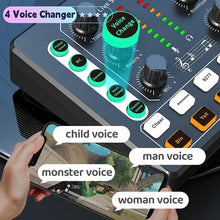 Load image into Gallery viewer, Professional Podcast Equipment Set with Condenser Mic, Sound Card &amp; Accessories