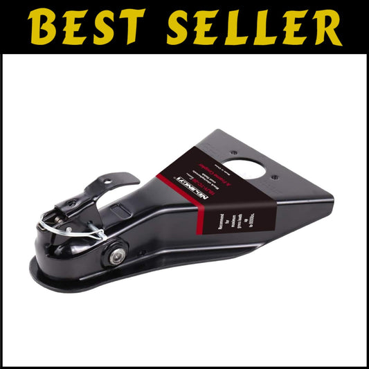 Lightweight 8000lbs A-Frame Hitch for Trailers - Yoke-Style with Black Finish