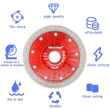 Load image into Gallery viewer, Precision 4.5-Inch Diamond Tile Blade - Fast Cutting for Porcelain &amp; Granite