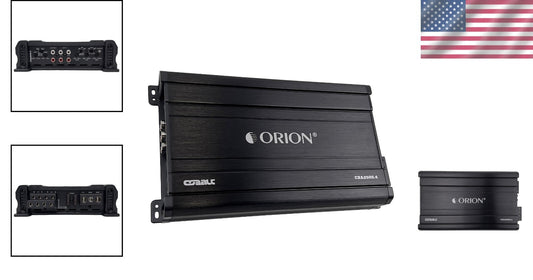 Cobalt .4 4-Channel 2500W Amplifier - Adjustable Filters & MOSFET Power Supply