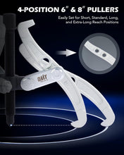 Load image into Gallery viewer, Professional 4-Piece 3-Jaw Bearing Puller Kit with Chrome Finish for Durability