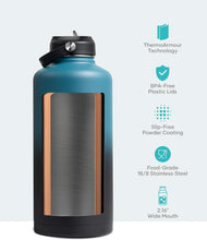 Load image into Gallery viewer, Lightweight 87oz Double Vacuum Water Bottle for Active Adults - Indigo Crush