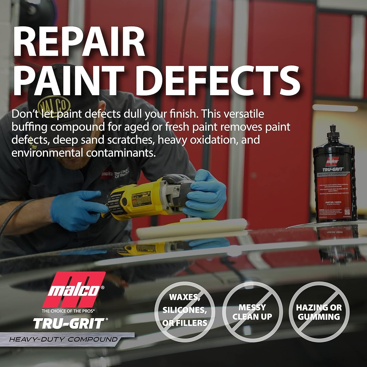 1 Gallon Tru Grit Polish - Eliminate 1000-1500 Grit Sand Scratches with Ease