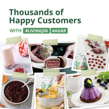 Load image into Gallery viewer, High Strength Agar Agar Powder, Vegan Gelatin, 100% Natural &amp; Bonus Cookbook