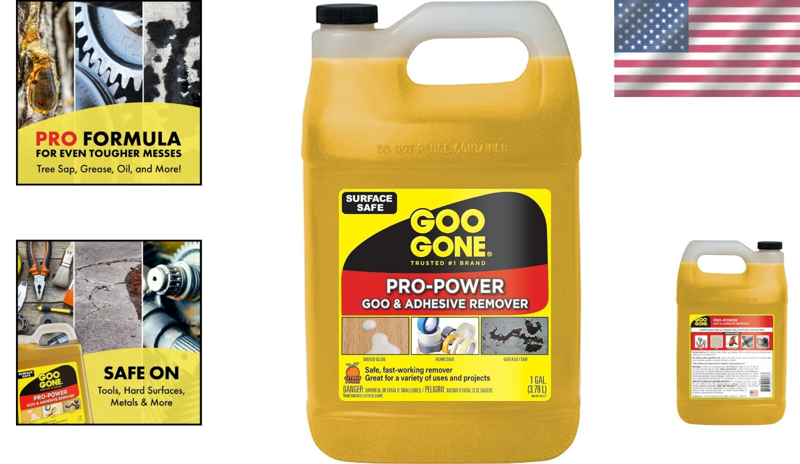 Fast-Acting 128 oz. Adhesive Remover with Citrus Scent for Heavy-Duty Cleaning