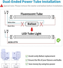 Load image into Gallery viewer, High-Efficiency 8FT LED Tube with Dual-Ended Power - Ideal for Shops and Garages