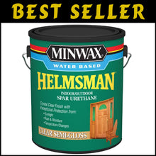 Load image into Gallery viewer, Protective Semi-Gloss Water-Based Spar Urethane, 1 Gallon, Covers 500 sq. ft.