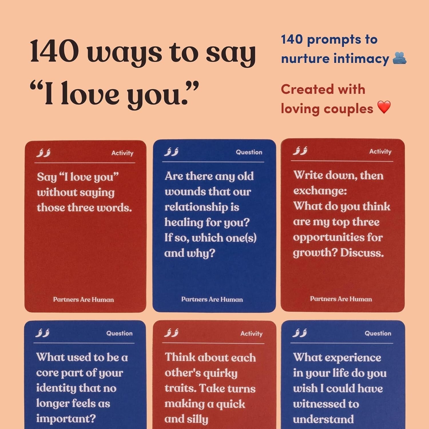 Deepen Your Love: 140 Provocative Cards for Meaningful Couple Conversations