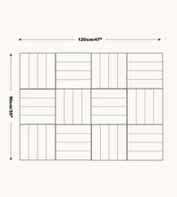 Load image into Gallery viewer, Elegant 12-Pack Felt Wall Tiles - Large Bulletin Board Alternative in Gray Black