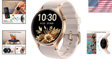 Load image into Gallery viewer, Women’s Smart Fitness Watch - AI Voice Control, Sleep Monitor &amp; Custom Dials