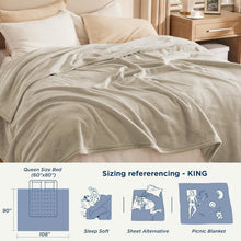 Load image into Gallery viewer, Thick Plush 500Gsm King Size Blanket - Stylish Cozy Comfort for Any Occasion
