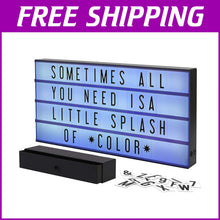 Load image into Gallery viewer, Personalized 24" x 12" LED Light Box with 160 Letters for Memorable Displays