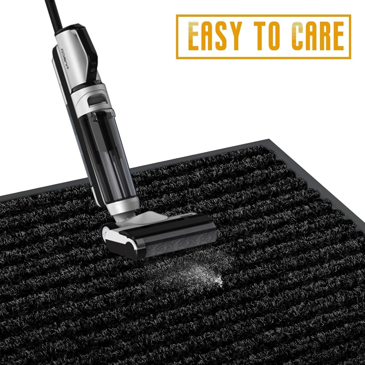 Versatile Waterproof Entrance Mat 48"x120" - Non-Slip Rubber Base, Easy to Clean