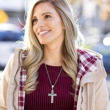 Load image into Gallery viewer, Elegant 24k Gold Crucifix Necklace with Lifetime Replacement Guarantee