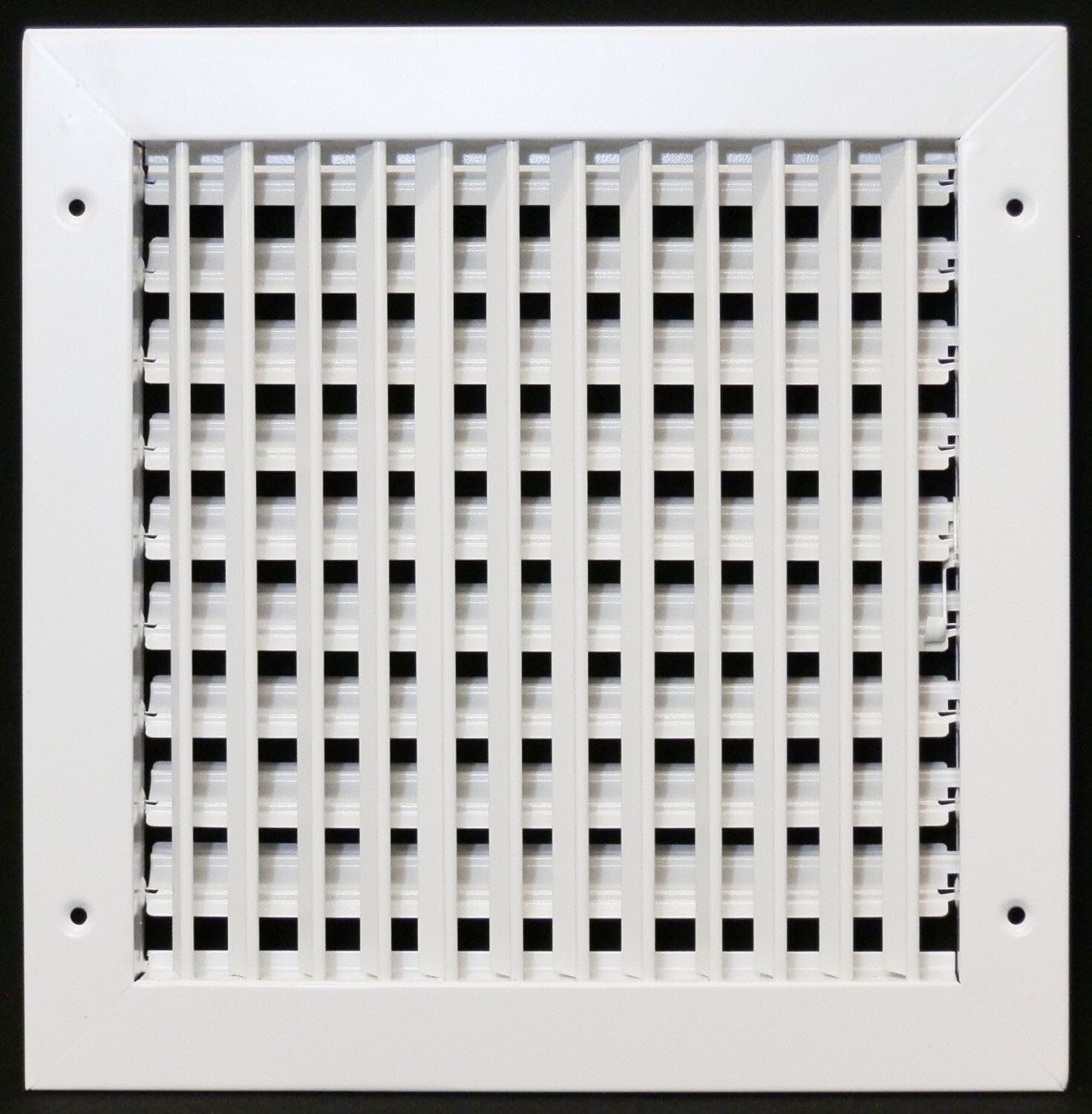 Durable 10"x10" Adjustable Air Vent Cover - Steel Grille for Easy Installation