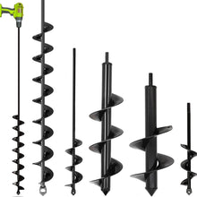 Load image into Gallery viewer, Heavy Duty 5-Piece Garden Auger Set - Perfect for Tough Soil and Easy Digging