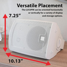 Load image into Gallery viewer, Durable 5.25” 3-Way Speakers for Indoor &amp; Outdoor Use - Elegant White Finish