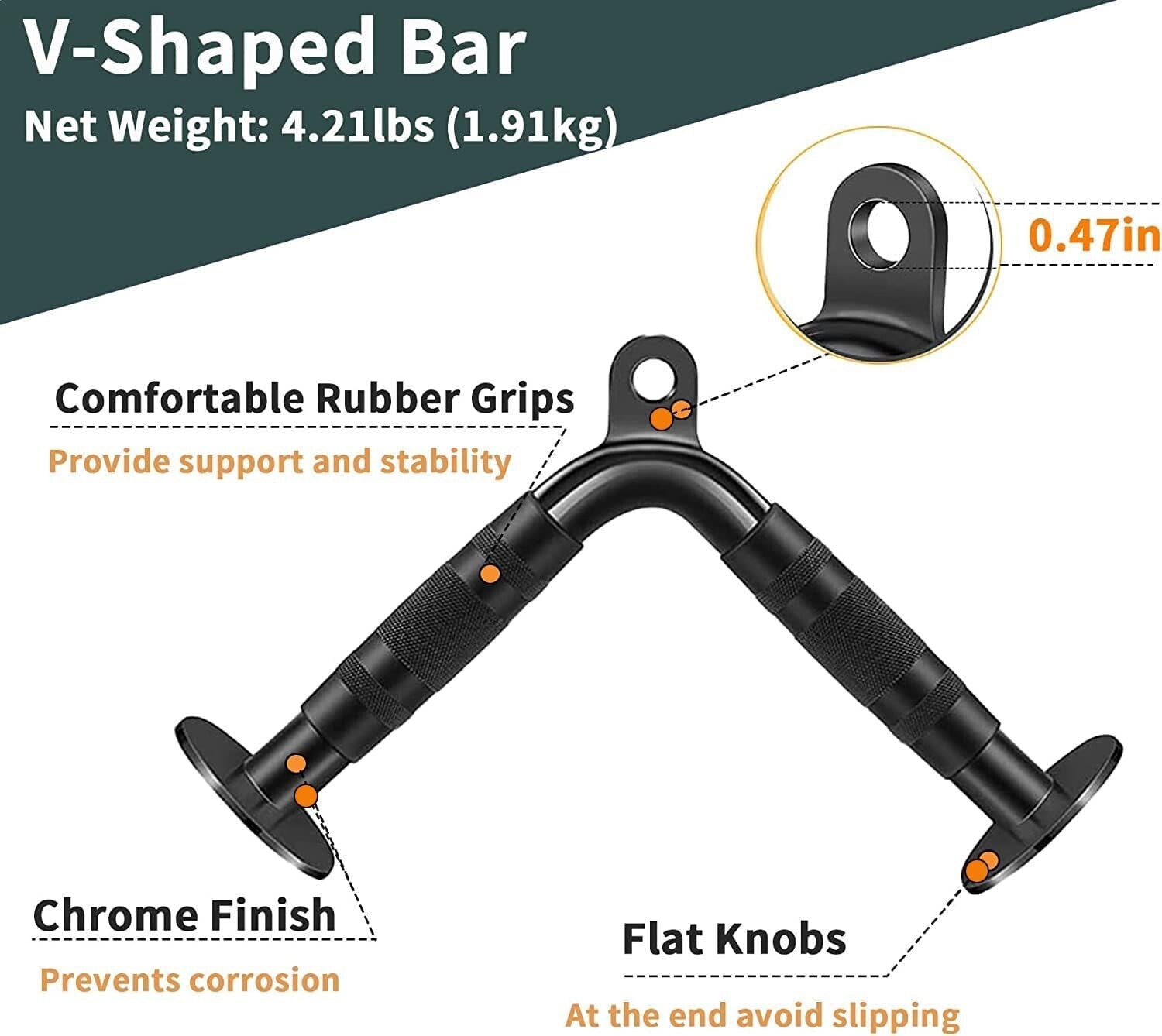 Multi-Functional Solid Steel Gym Attachments - Strengthen Your Training Routine