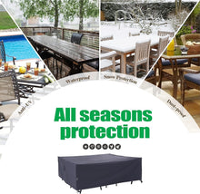 Load image into Gallery viewer, UV-Resistant Extra Large 180"x96"x36" Patio Furniture Cover - Premium Quality