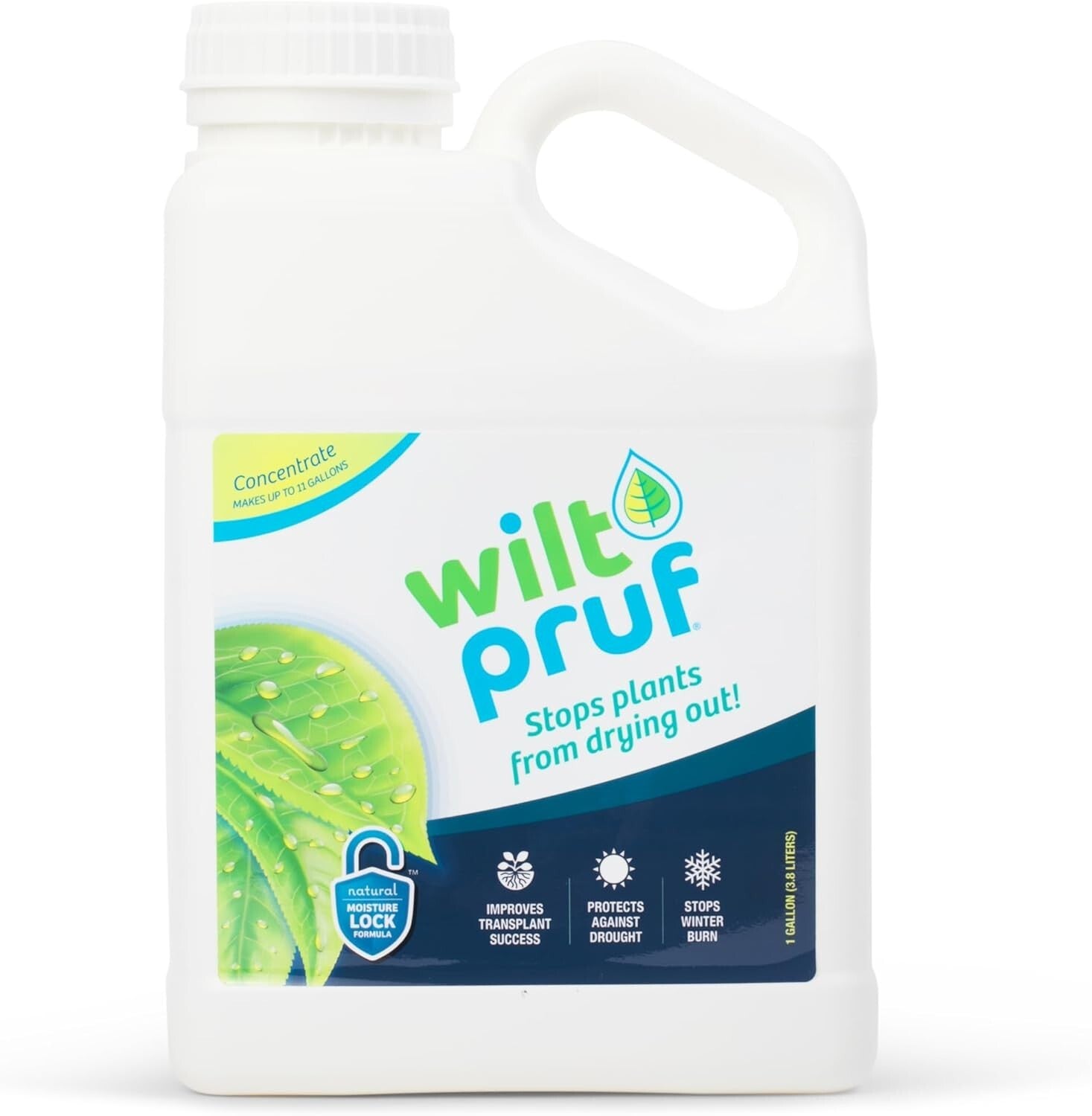 1 Gallon Organic Plant Moisture Retention - Effortless Application & Protection
