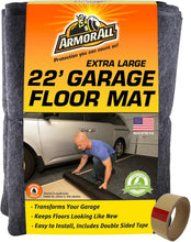 Load image into Gallery viewer, Absorbent Garage Floor Mat 22' x 8'10" - Protect Surfaces with Double-Sided Tape
