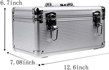 Load image into Gallery viewer, Durable Aluminum-Wrapped 10-Bay Storage Case for 3.5" HDDs - Lockable Design
