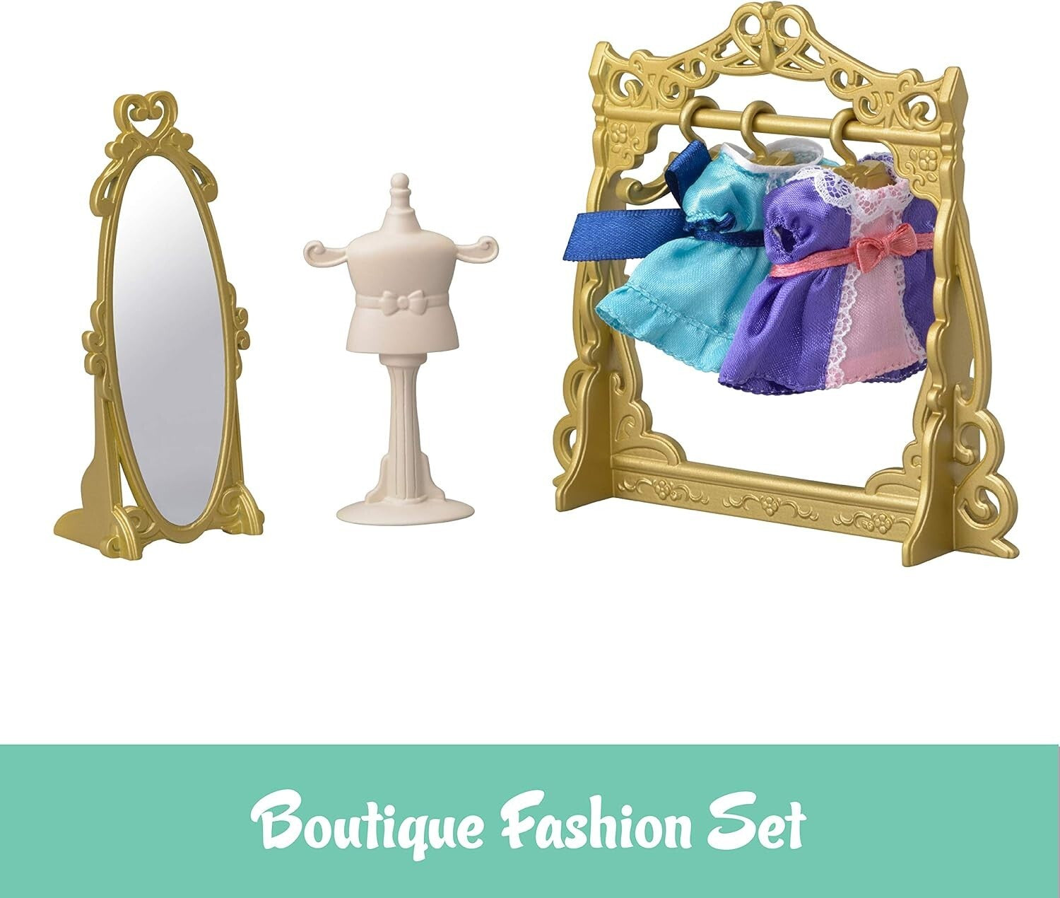 Town Series Grand Department Store Gift Set - 3-in-1 Dollhouse Playset for Kids