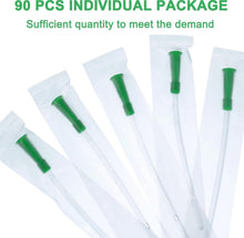Load image into Gallery viewer, Soft and Safe 120PCS PVC Replacement Enema Tubes - Individually Packaged, 12FR