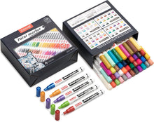 Load image into Gallery viewer, Water-Resistant Oil Paint Markers - Extra Fine Point, 48 Colors for Detail