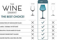 Load image into Gallery viewer, Charming Jewel Crystal Wine Glass Set of 6 - Ideal for Dinner and Gatherings