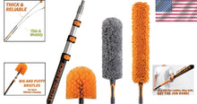 Load image into Gallery viewer, High Reach Cleaning Solution: 20ft Duster Kit with Extension Pole Included