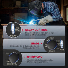Load image into Gallery viewer, Premium Welding Hood with True Color Lens - Adjustable Shade &amp; Long Service Life