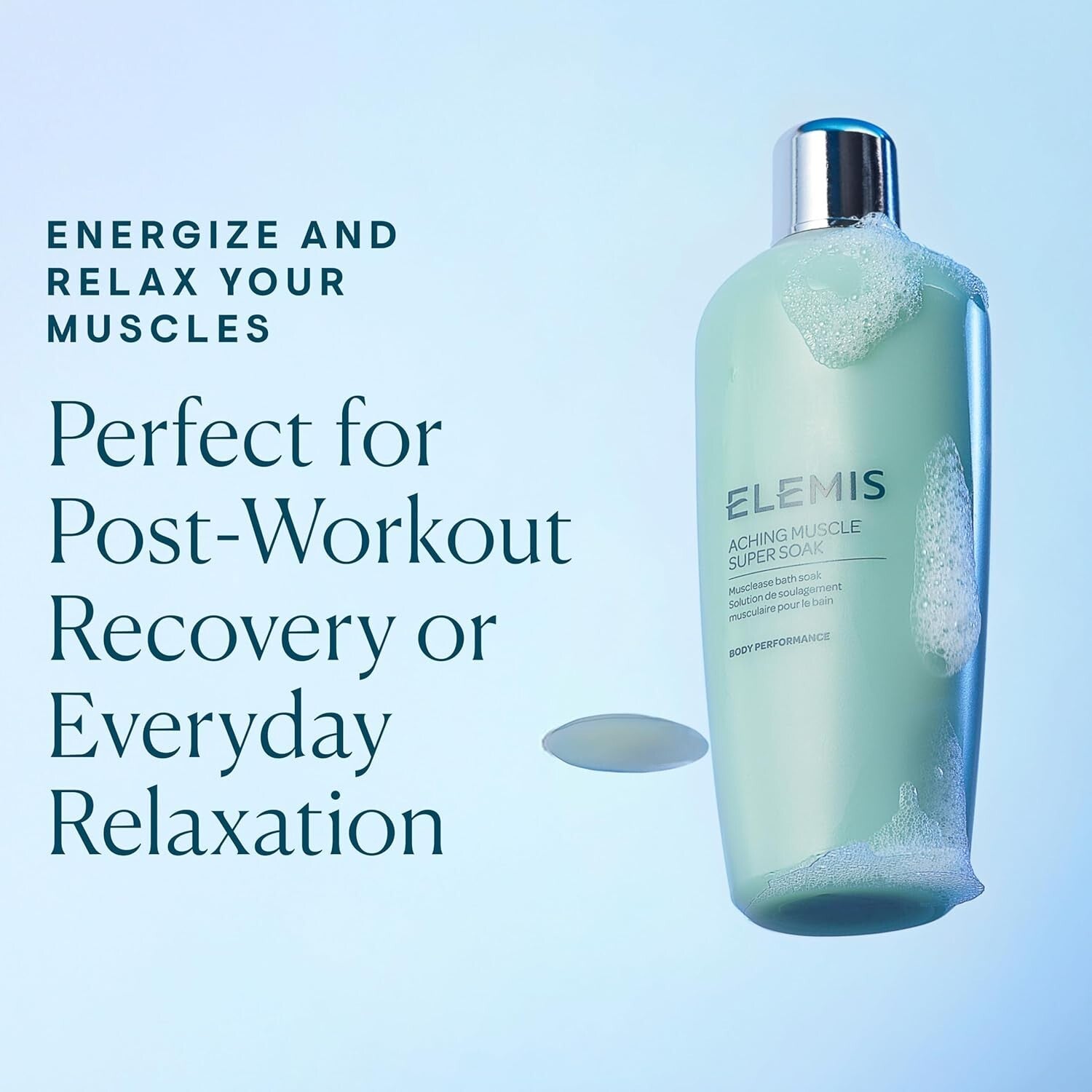 Aching Muscle Super Soak: Natural Foaming Bath Milk for Relaxation & Relief