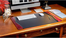 Load image into Gallery viewer, Sophisticated Executive Desk Pad - Top-Grain Leather with Velveteen Backing