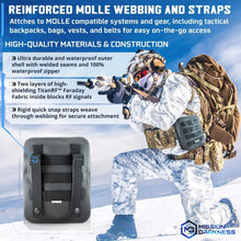 Load image into Gallery viewer, Military Grade Dry Shield MOLLE Faraday Pouch - Waterproof Signal Blocker