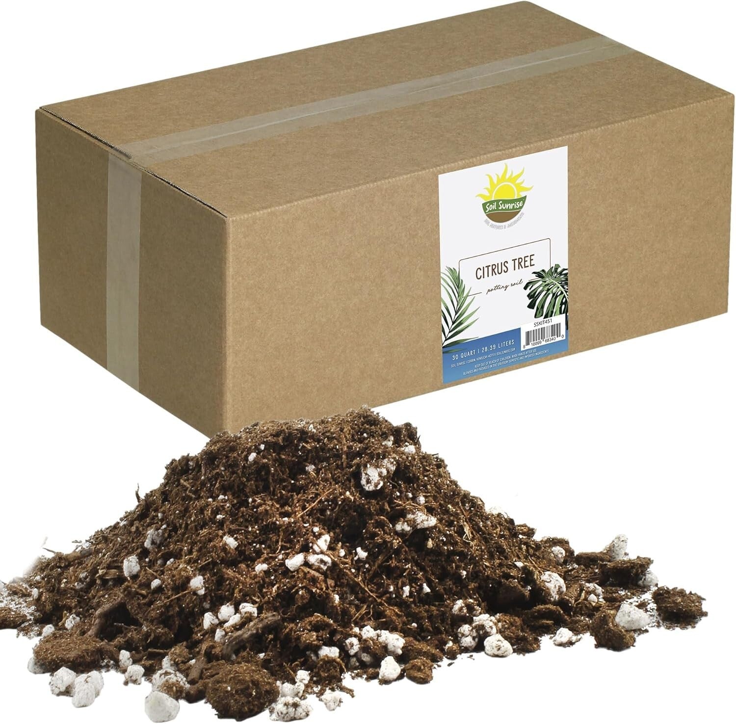 Organic 30qt Potting Soil for Citrus Trees – Ideal for Indoor and Outdoor Use