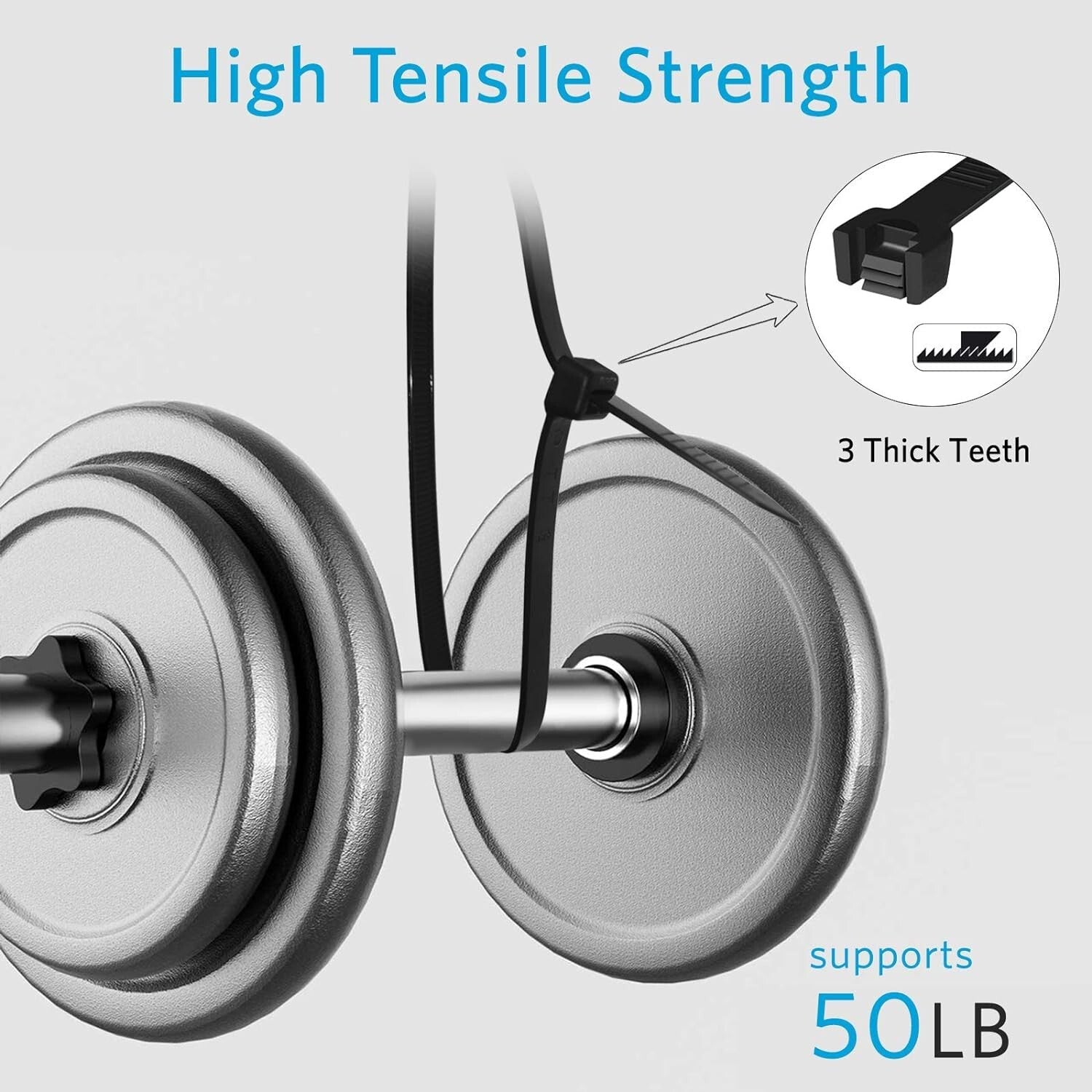 Premium 12" Black Zip Ties 4000 Pack - Durable, Versatile, and Eco-Friendly