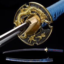Load image into Gallery viewer, Authentic Japanese Katana - Clay Tempered, 1.4kg, Includes Scabbard, Sharp Edge