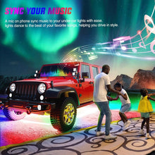 Load image into Gallery viewer, 256 LED Multi-Color Underbody Light Strips with Music Sync and Waterproof Design