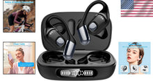 Load image into Gallery viewer, Active Lifestyle Open Ear Earbuds - Bluetooth 5.3 with 10M Range &amp; Fast Charge