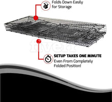 Load image into Gallery viewer, Durable 50 Inch Black Animal Trap - Capture Groundhogs, Coyotes Safely