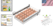 Load image into Gallery viewer, Multipurpose Clear Refrigerator Bin with Egg Tray – Ideal for Snacks &amp; Cold Cuts